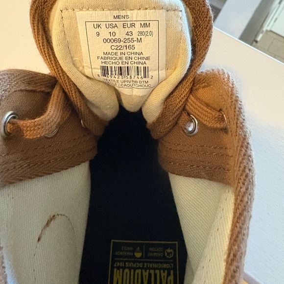 Palladium Men's Tan Canvas Boots size 10 - Picture 3 of 6